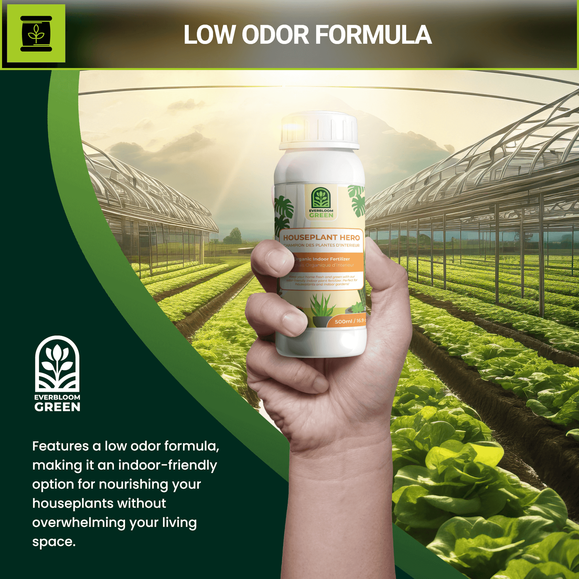 Houseplant Hero Liquid Plant Food with Potassium, Nitrogen, and Phosphorus