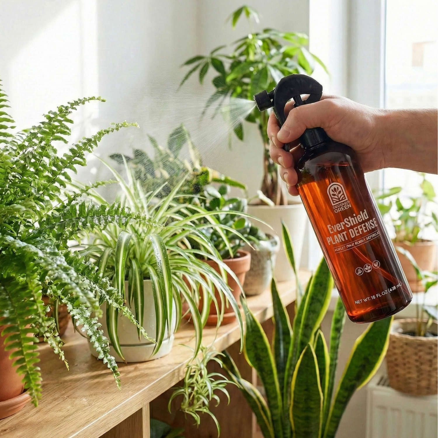 plant spray for indoor plants Plant Defense Neem Oil Spray